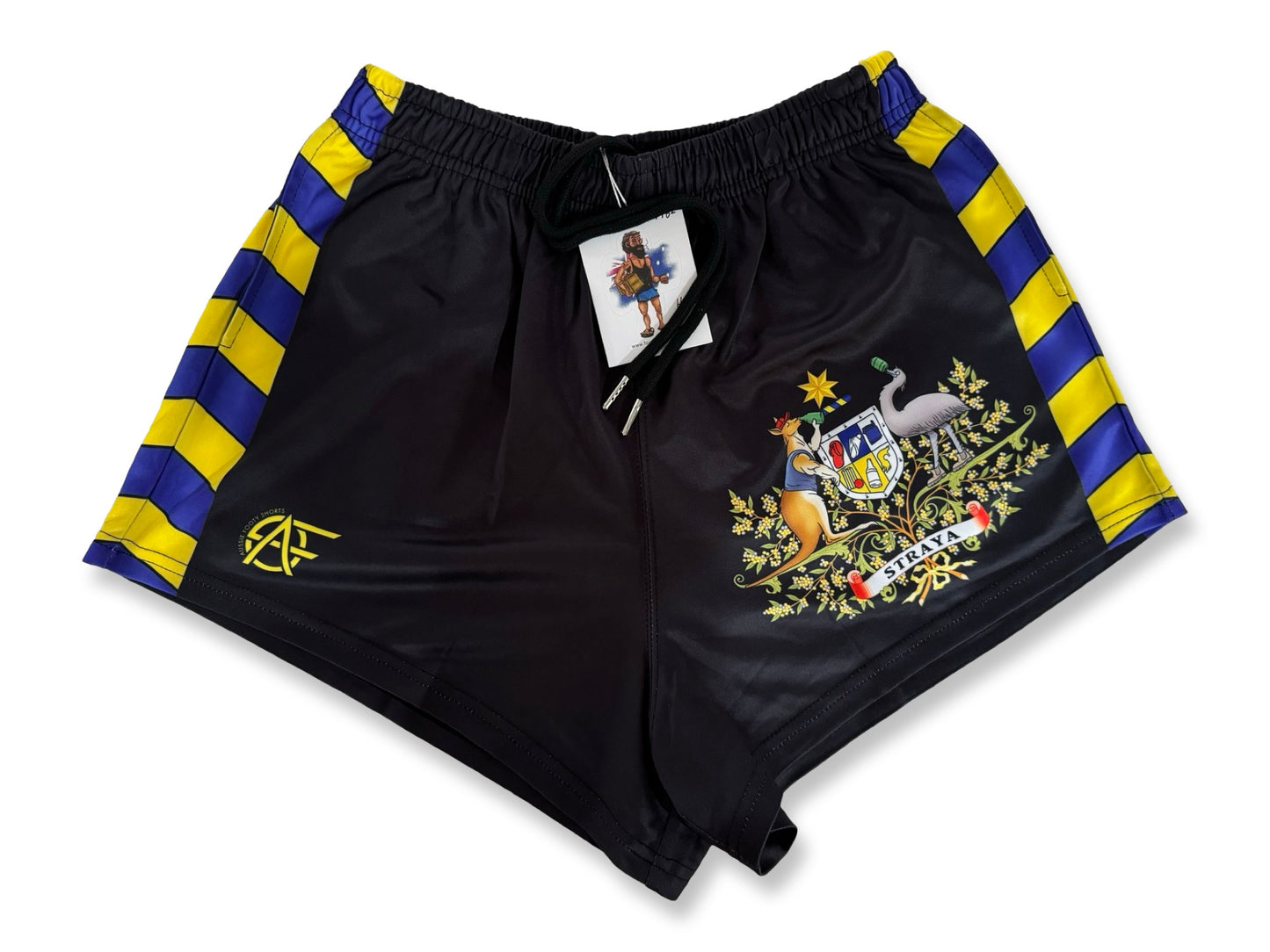Australian Coat of Arms Footy Shorts (With Pockets)