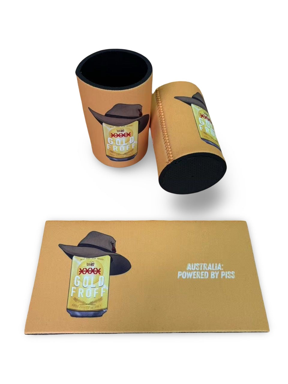 🔥NEW🔥 Powered by Piss, Stubby Coolers- 5 Pack