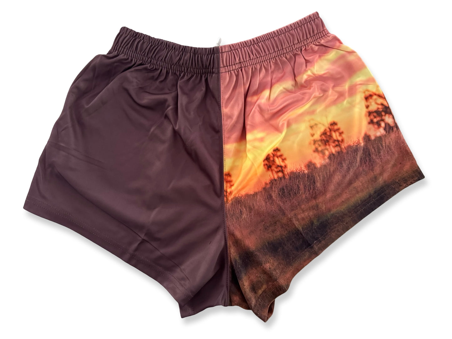 🔥NEW🔥 Buggy Sunset Footy Shorts (With Pockets)