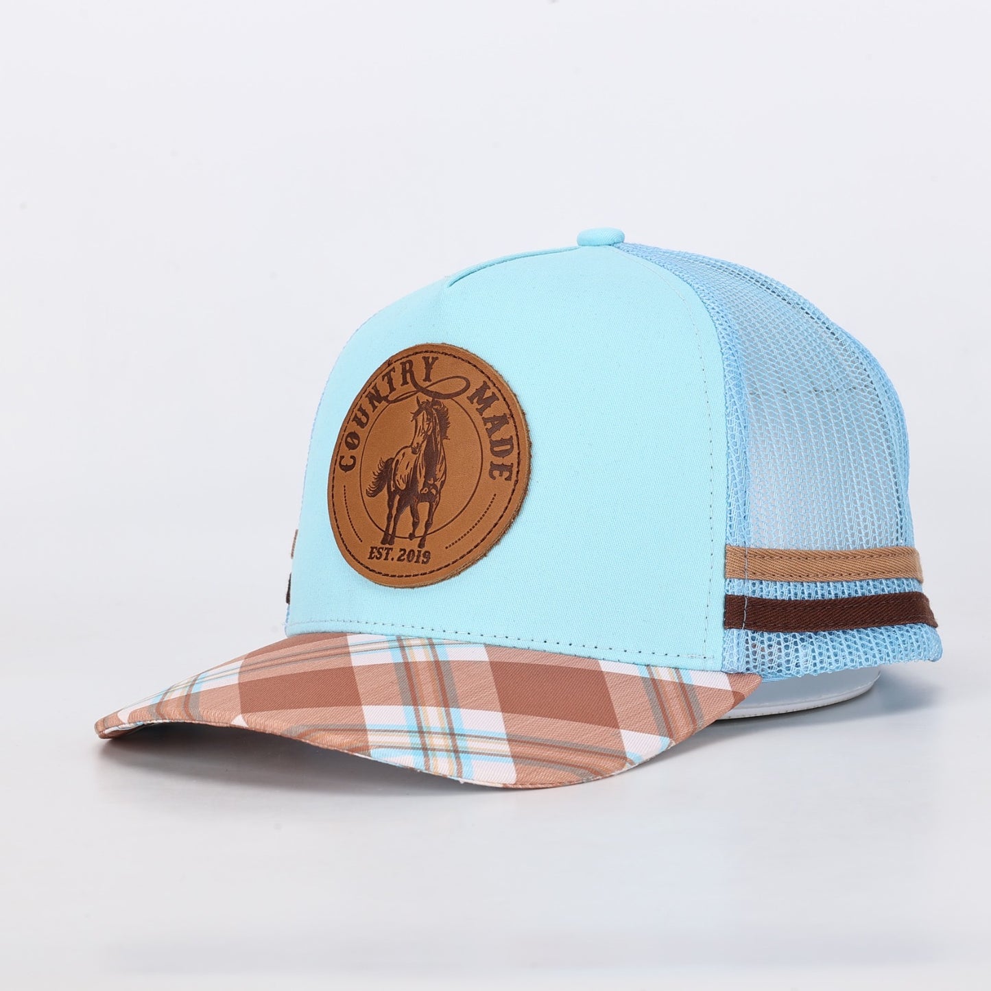 🔥NEW🔥 Truckers Hat, Country Made, Horse, Leather Patch
