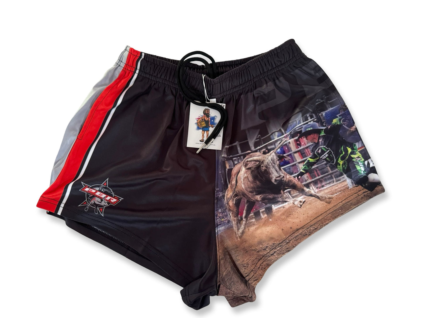 🔥NEW🔥 OFFICIAL PBR COLOUR PHOTO Footy Shorts (With Pockets)
