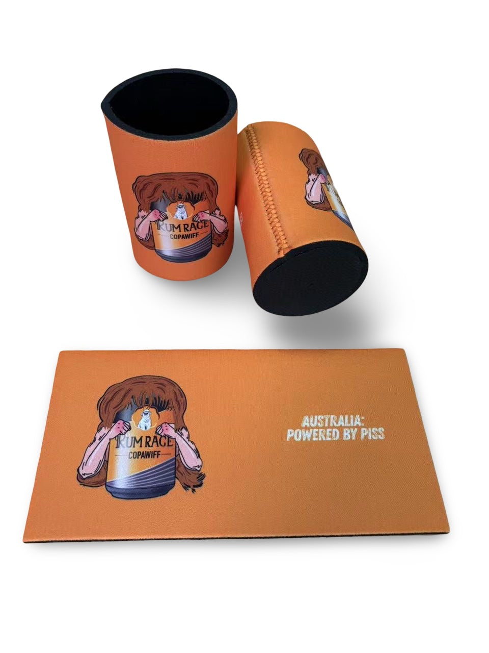 🔥NEW🔥 Powered by Piss, Stubby Coolers- 5 Pack