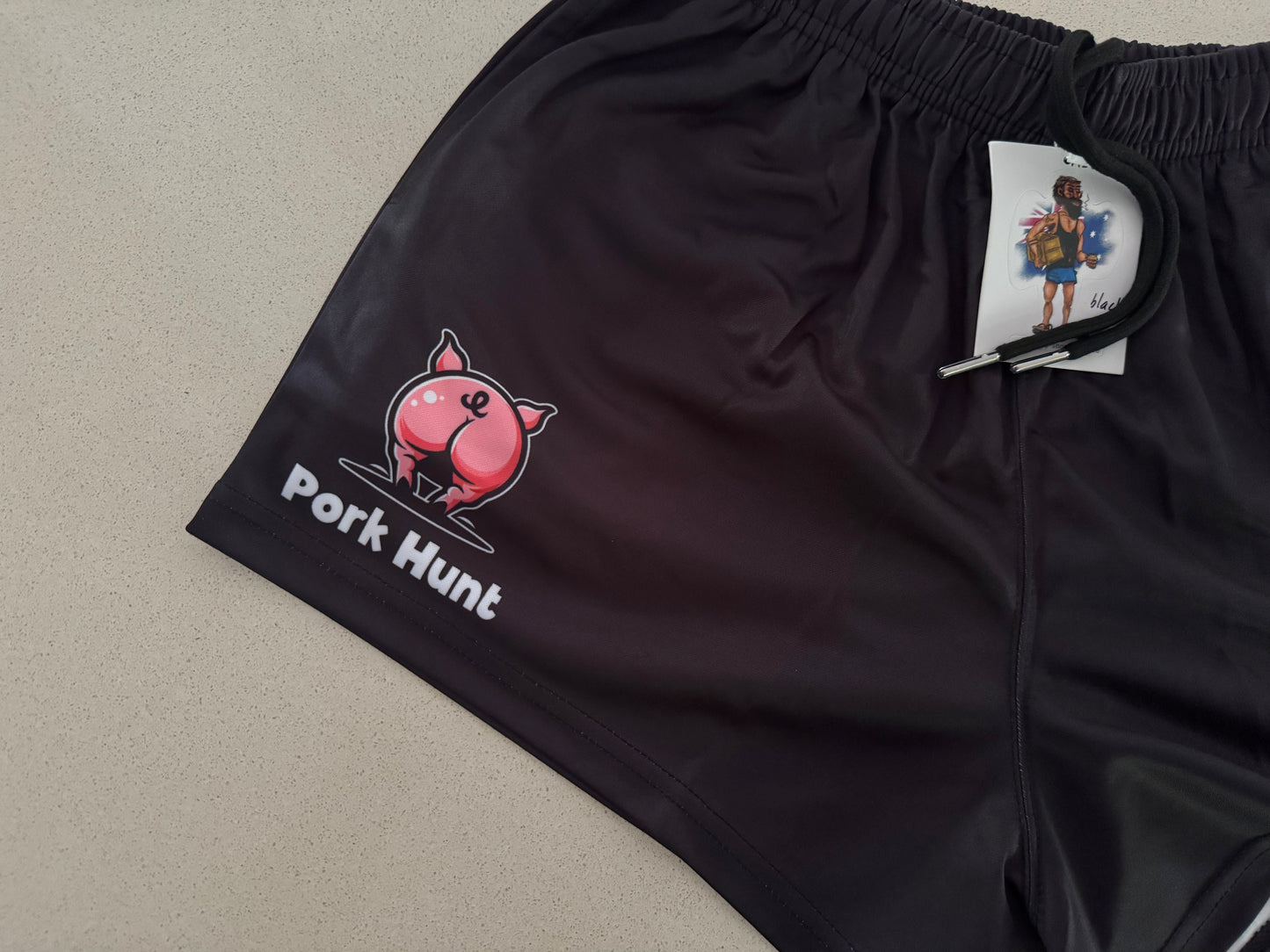 🔥NEW🔥 Pork Hunt Footy Shorts (With Pockets)