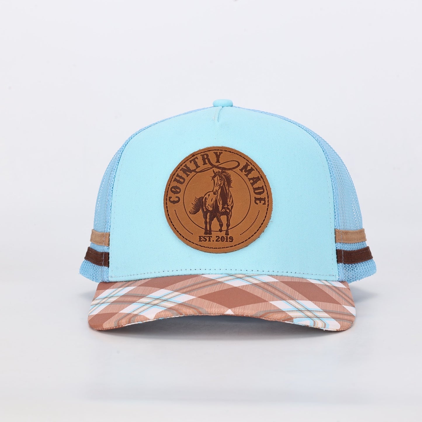 🔥NEW🔥 Truckers Hat, Country Made, Horse, Leather Patch