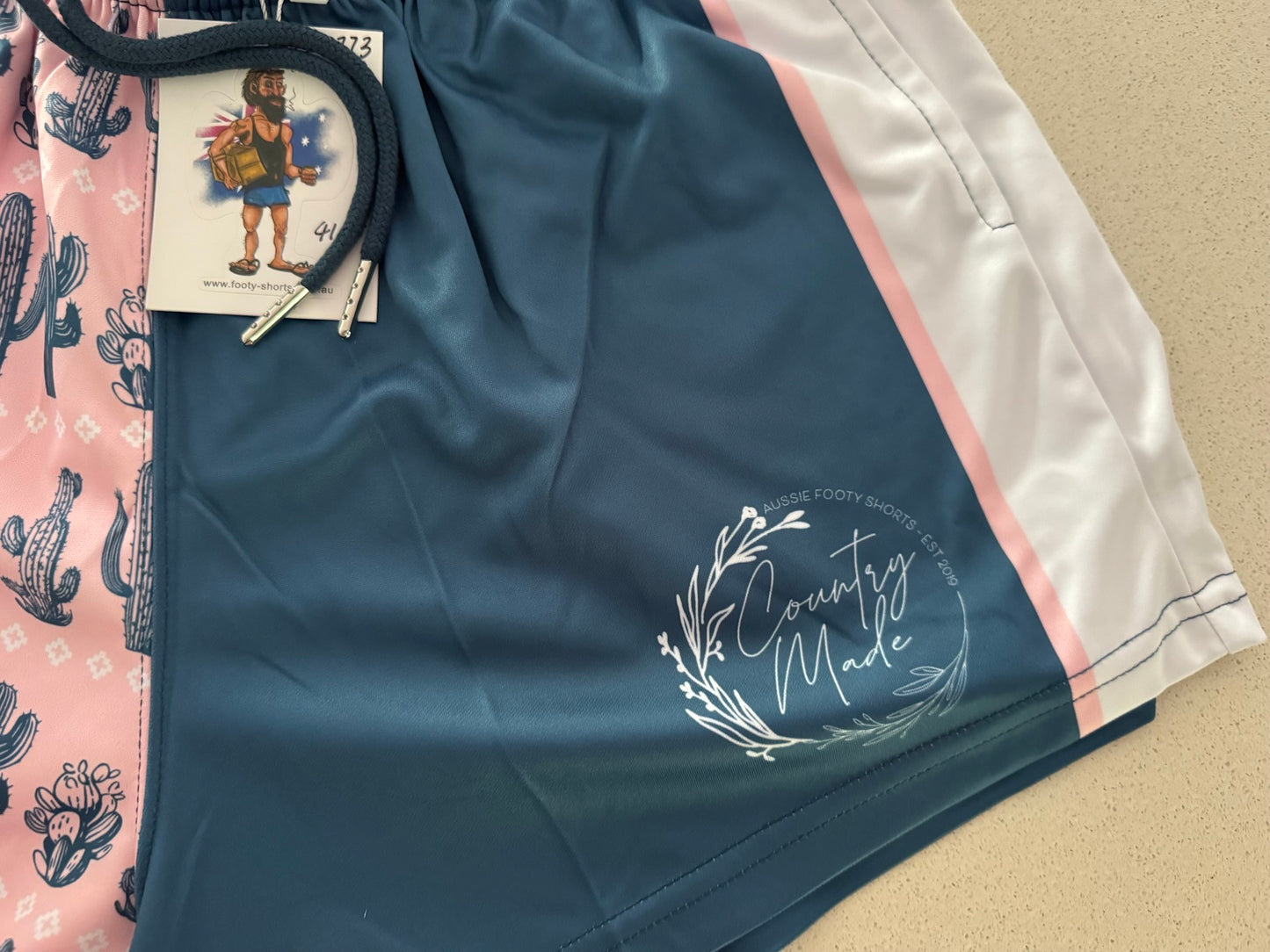 🔥NEW🔥 Cactus Footy Shorts (With Pockets)