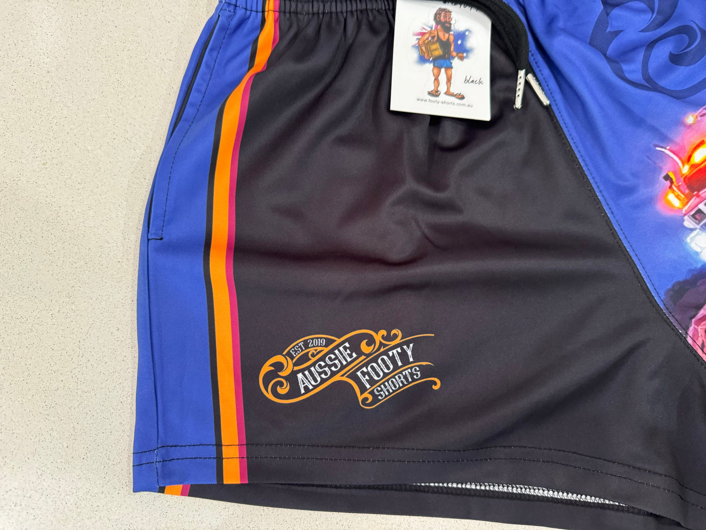 Trucks at Night - Footy Shorts (With Pockets)