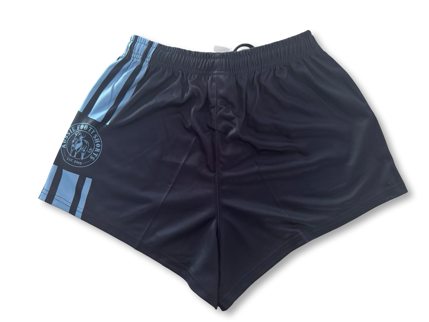 🔥NEW🔥 Navy Blue Stripe Footy Shorts (With Pockets)