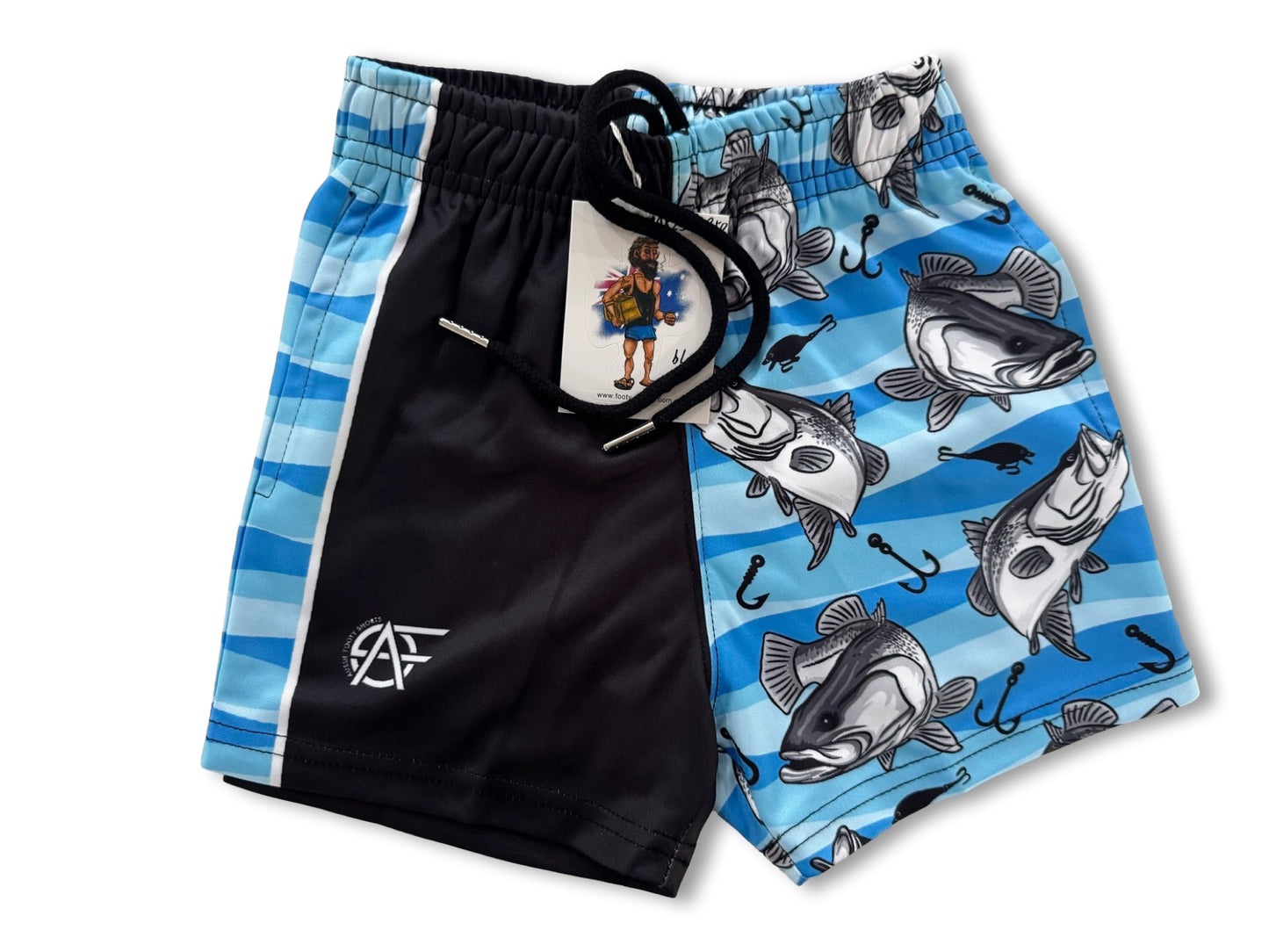 Kids Barra Footy Shorts (With Pockets)