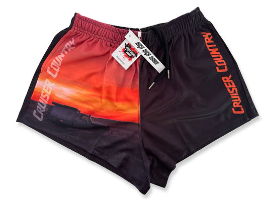 Sunset Cruiser Country Footy Shorts (With Pockets)