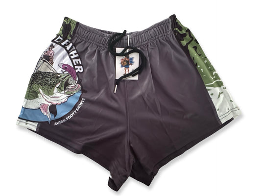 🔥NEW🔥 Cod Father Black Footy Shorts (With Pockets)