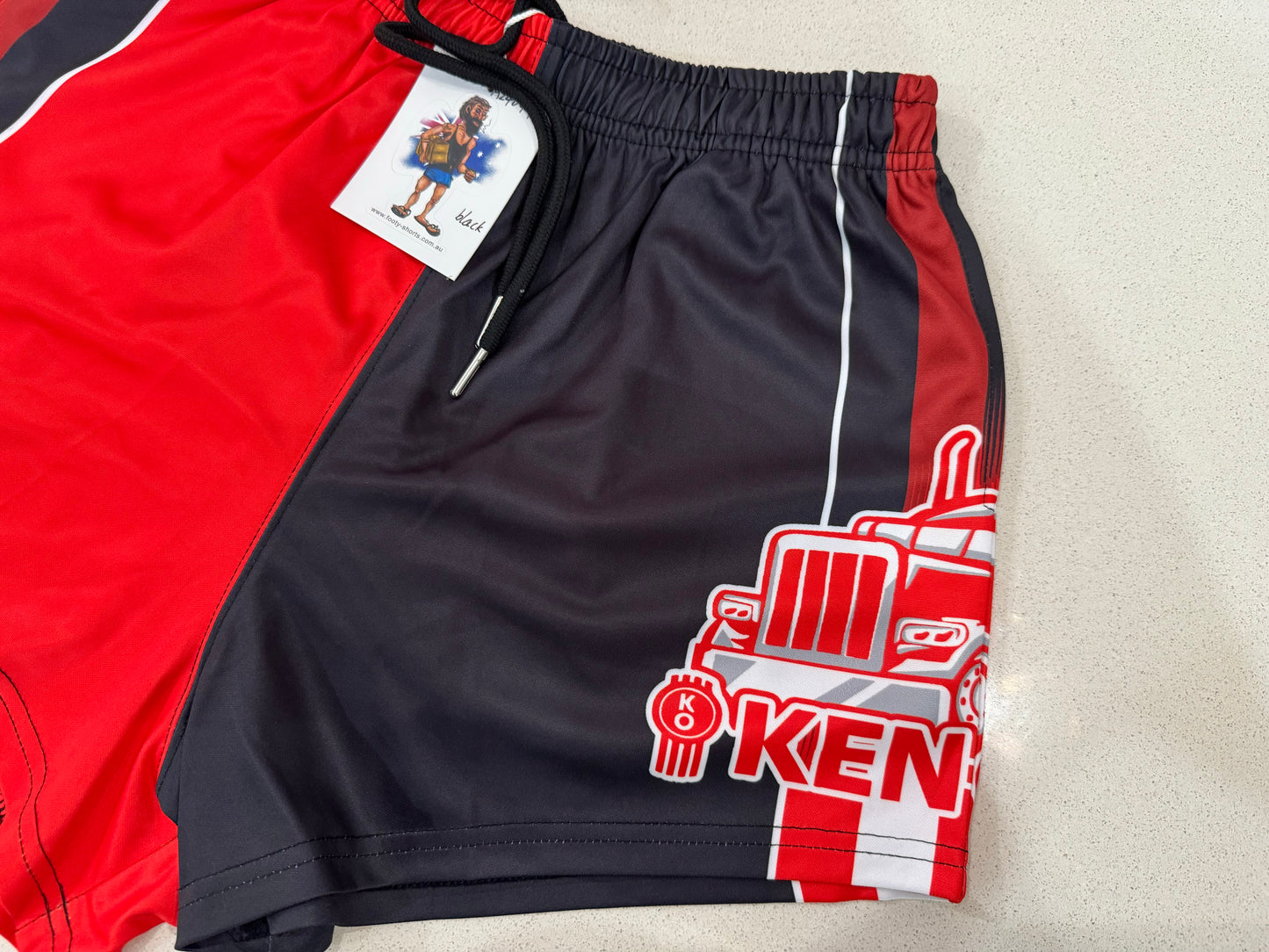 Ken Oath Footy Shorts (With Pockets)