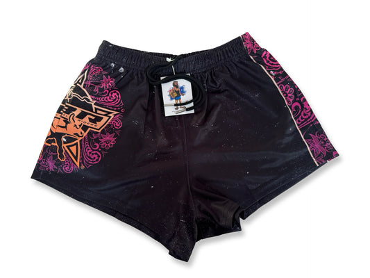 🔥NEW🔥 OFFICIAL Pink Paisley Footy Shorts (With Pockets)