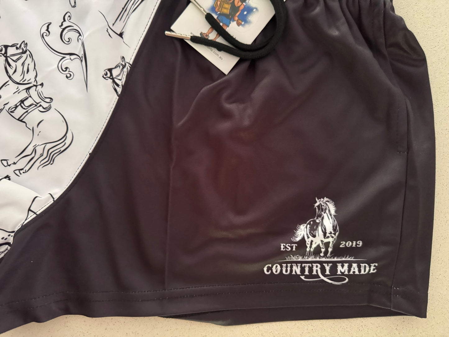 🔥NEW🔥 Country Symbol Footy Shorts (With Pockets)