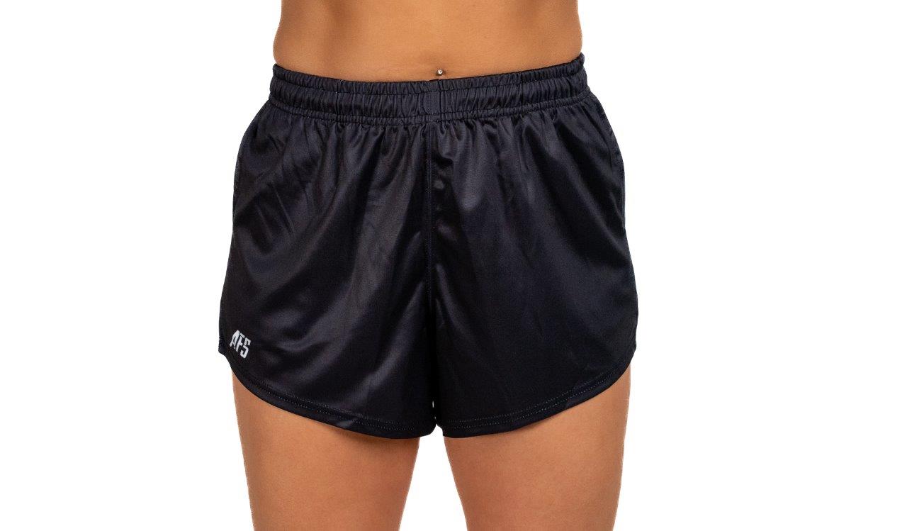 Plain Black - Footy Shorts (With Pockets)