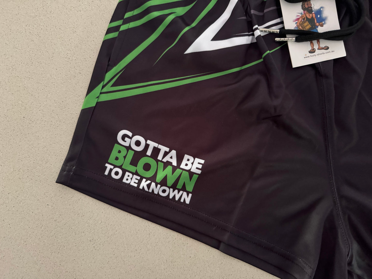 🔥NEW🔥 KNOWN to be BLOWN Footy Shorts (With Pockets)