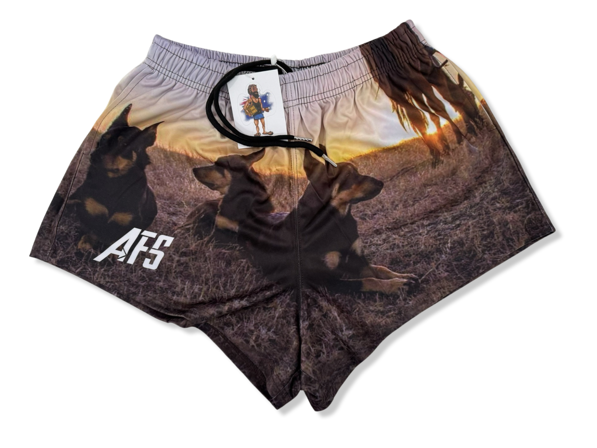 🔥NEW🔥 Resting Kelpies! Footy Shorts (With Pockets)