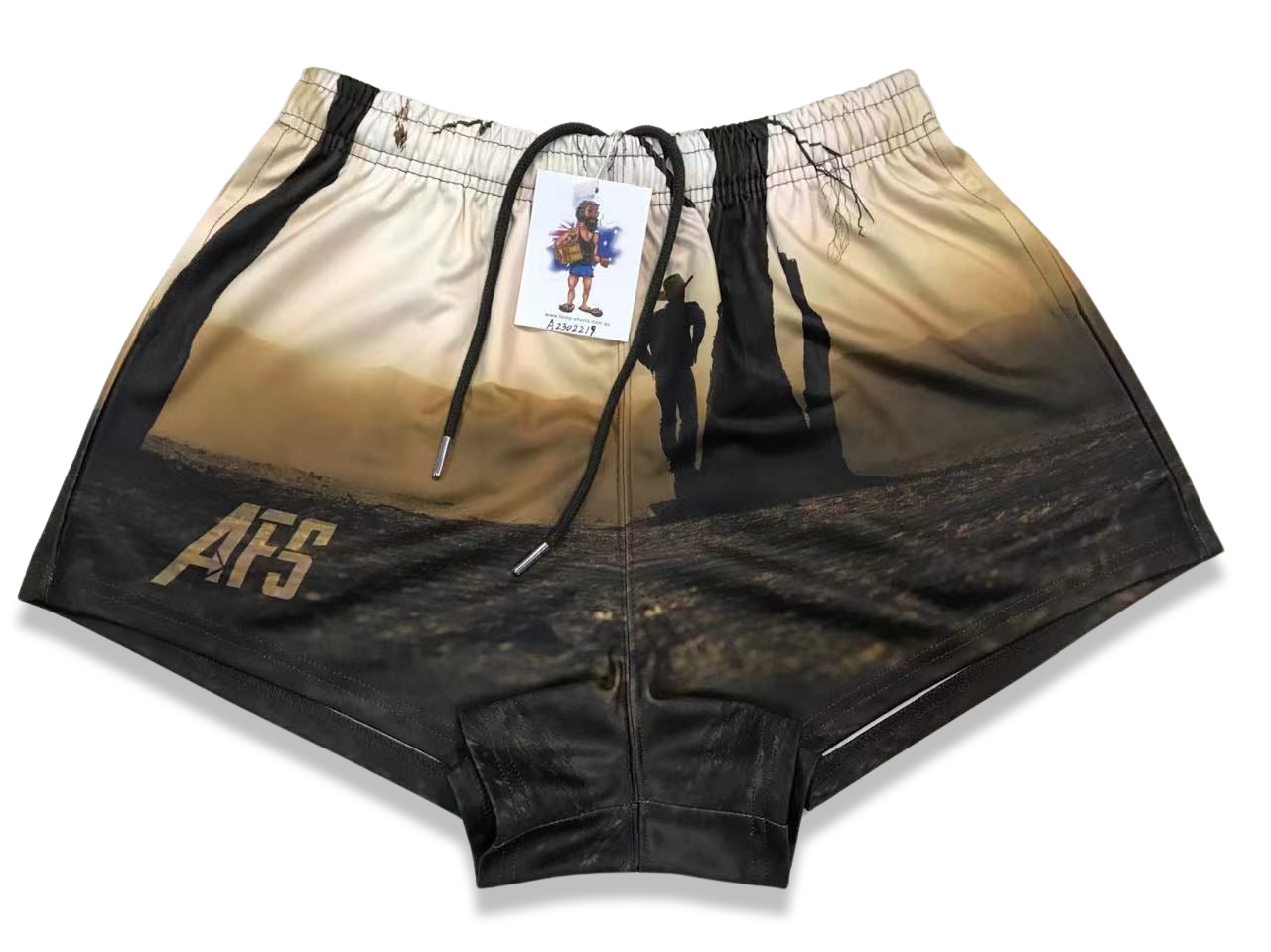 🔥NEW🔥 Man in Dust! Footy Shorts (With Pockets)