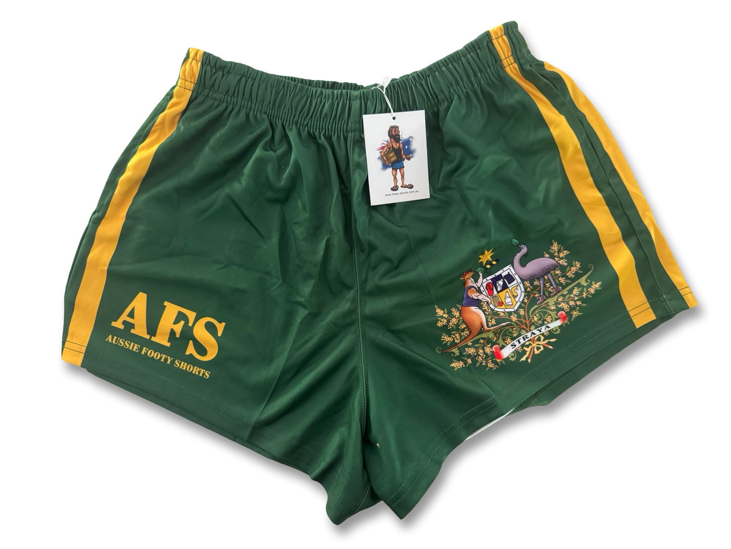 Straya Footy Shorts (With Pockets)