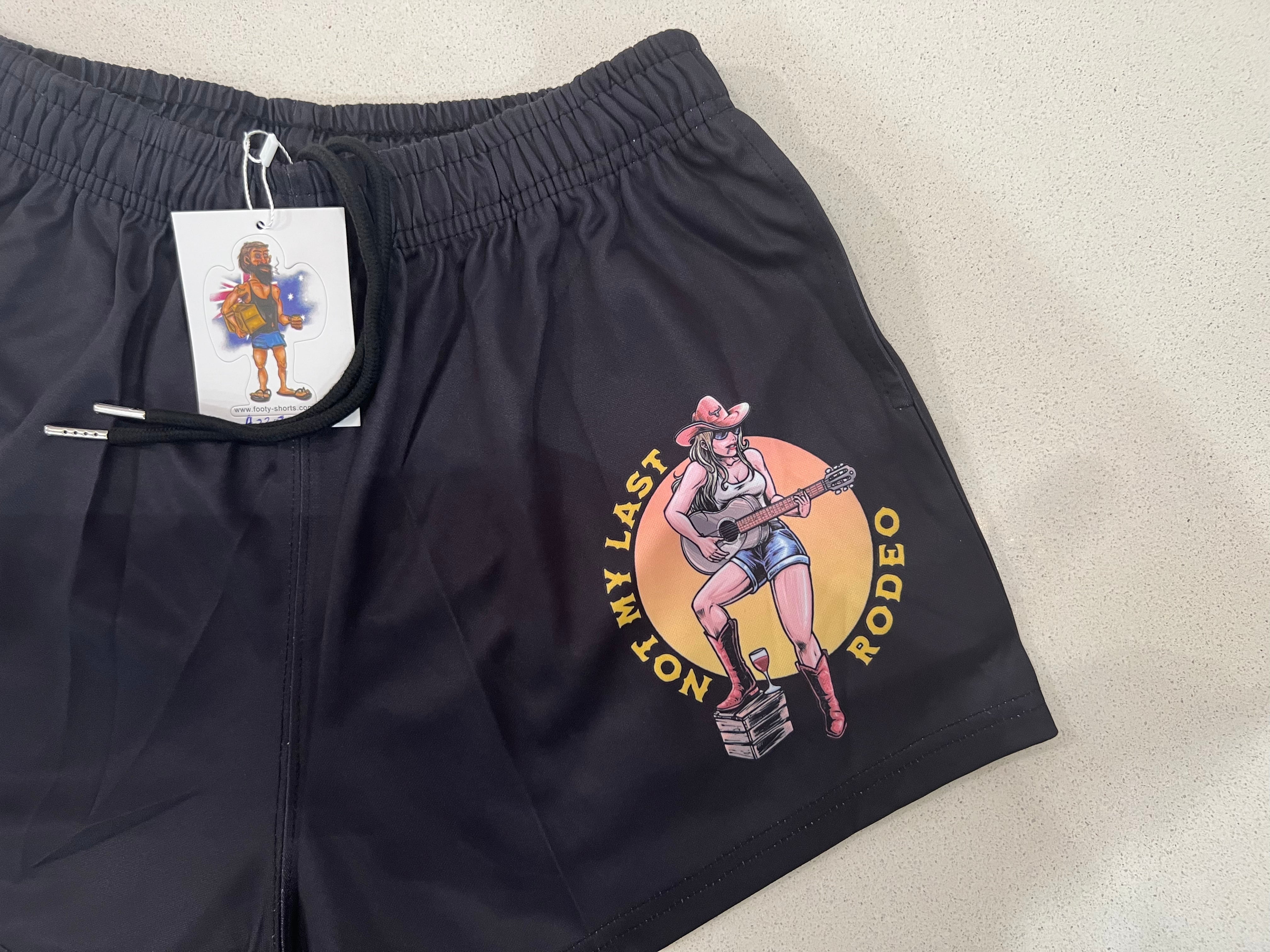 Cow Girl - Footy Shorts (With Pockets)