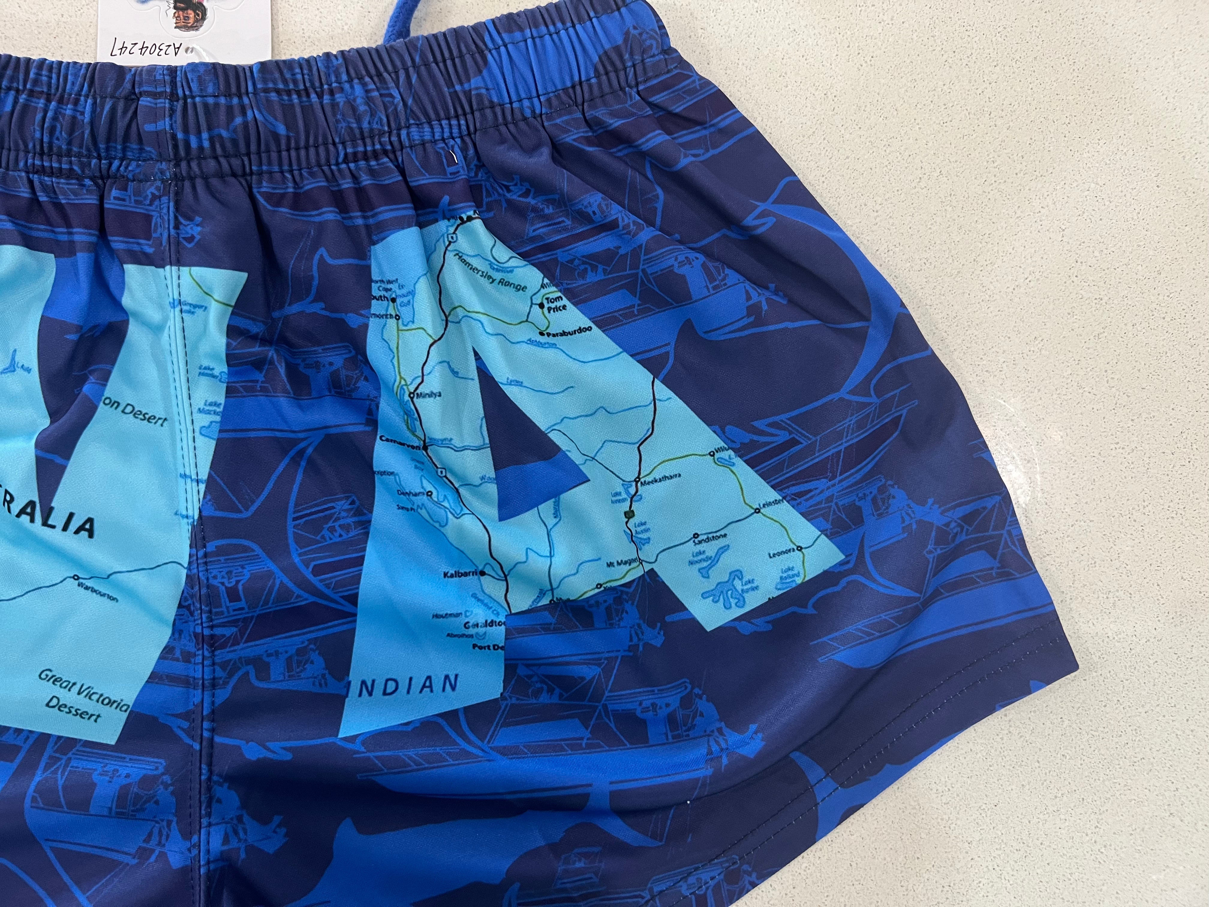 W.A Fishing Footy Shorts (With Pockets)