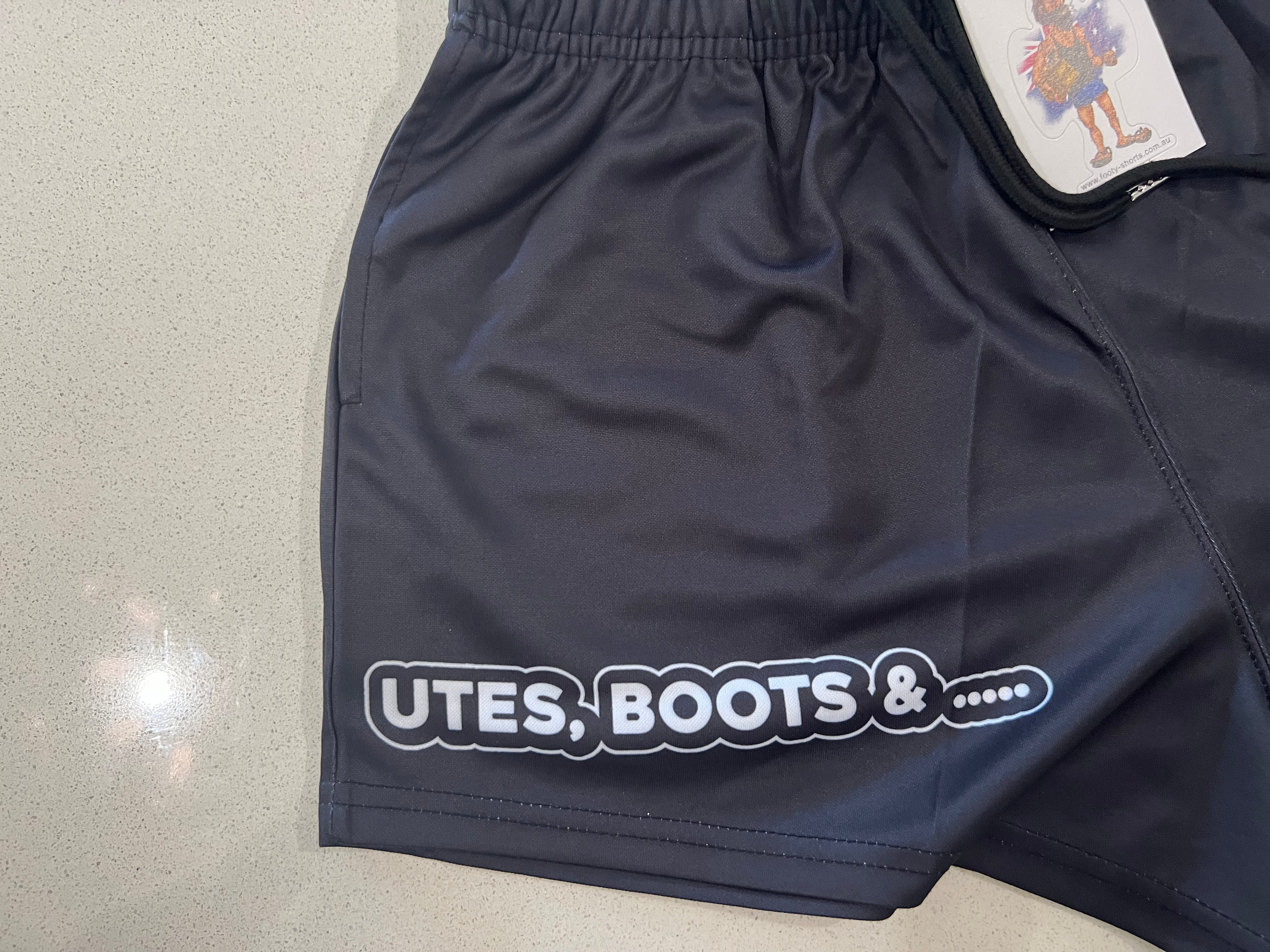 Utes, Boots &... Footy Shorts (With Pockets)