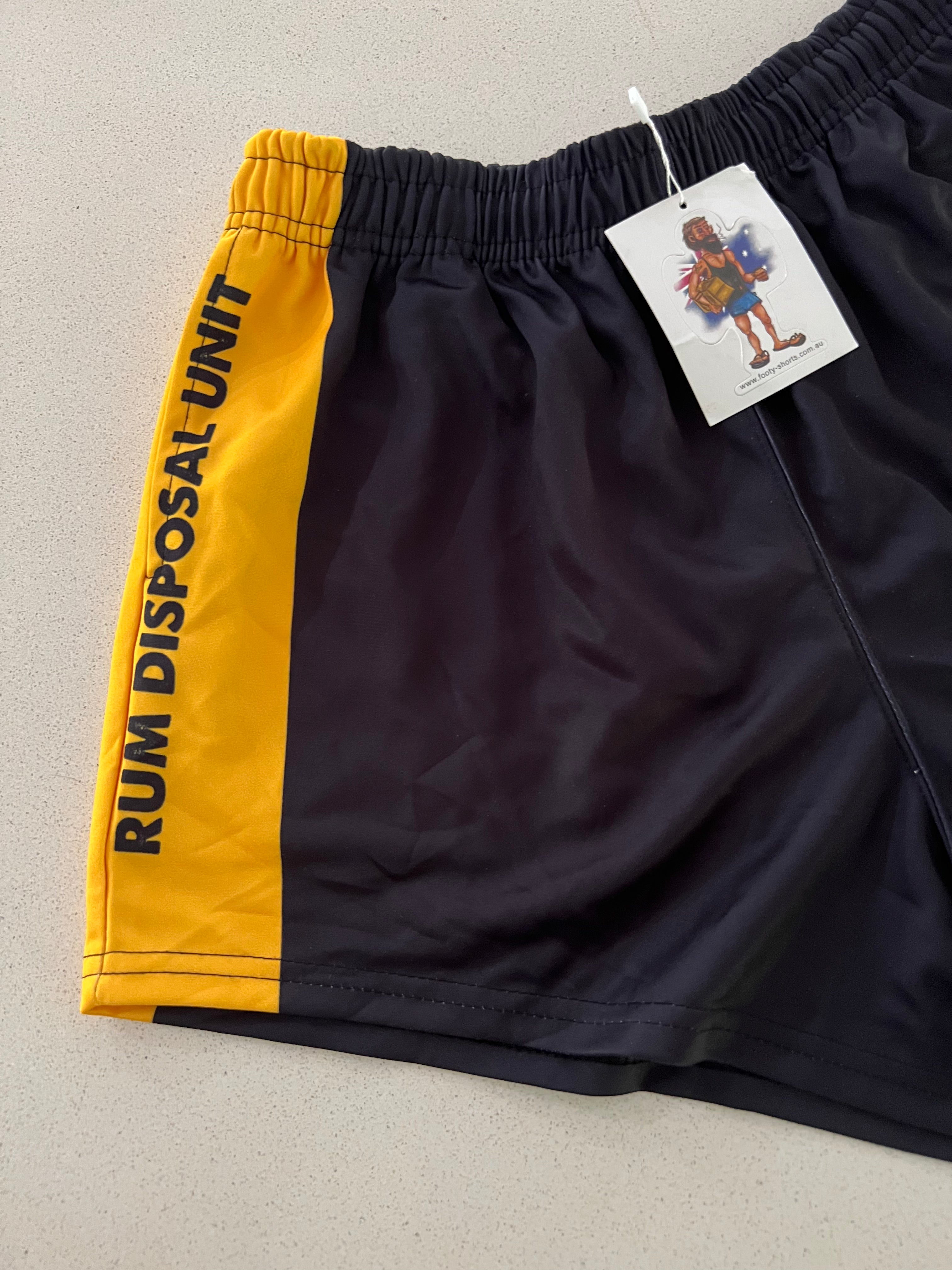 "RUM RAGE" Footy Shorts (With Pockets)