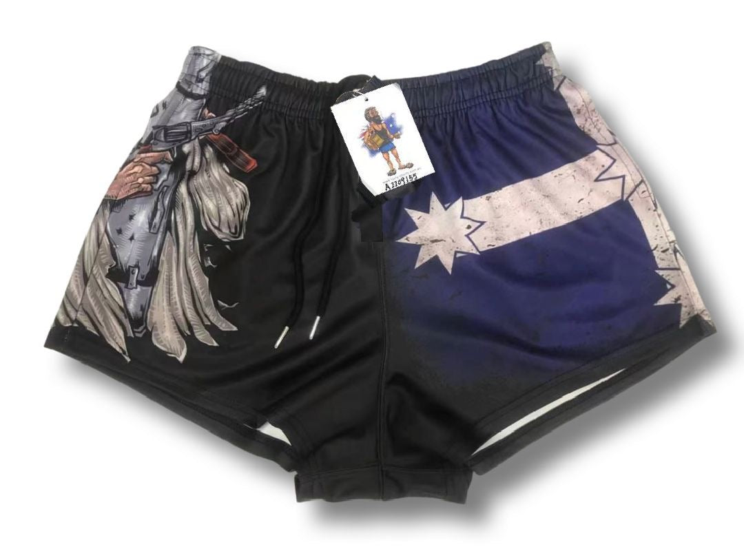 Such is life, NED KELLY Footy Shorts (With Pockets)