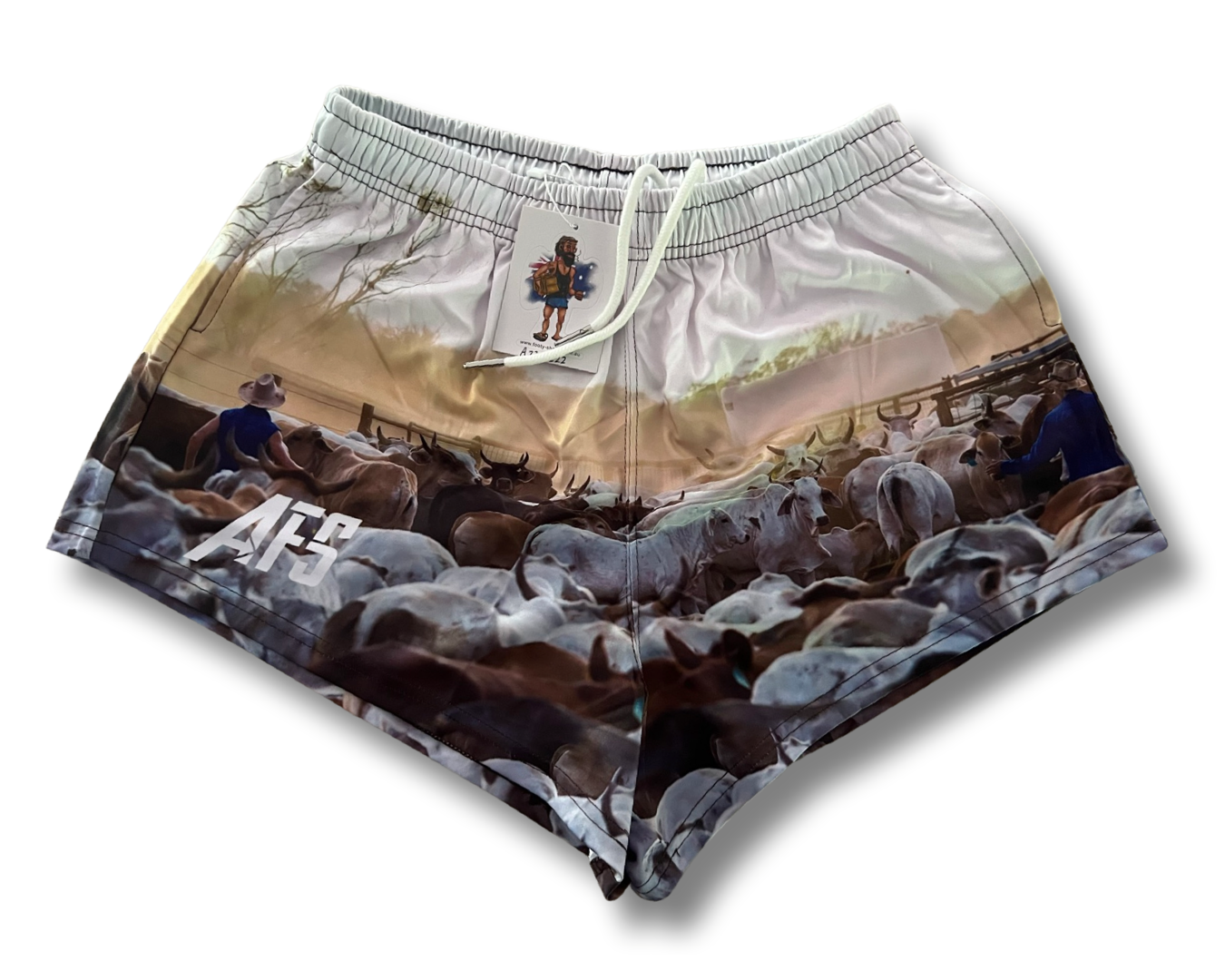Cattle Yards - Footy Shorts (With Pockets)