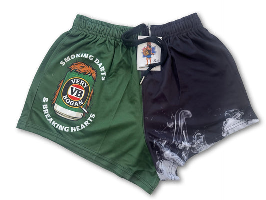 🔥NEW🔥 Smoking Darts & Breaking Hearts, VB, Footy Shorts (With Pockets)