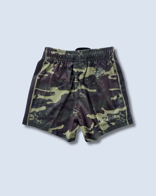 Kids Camo Footy Shorts (With Pockets)