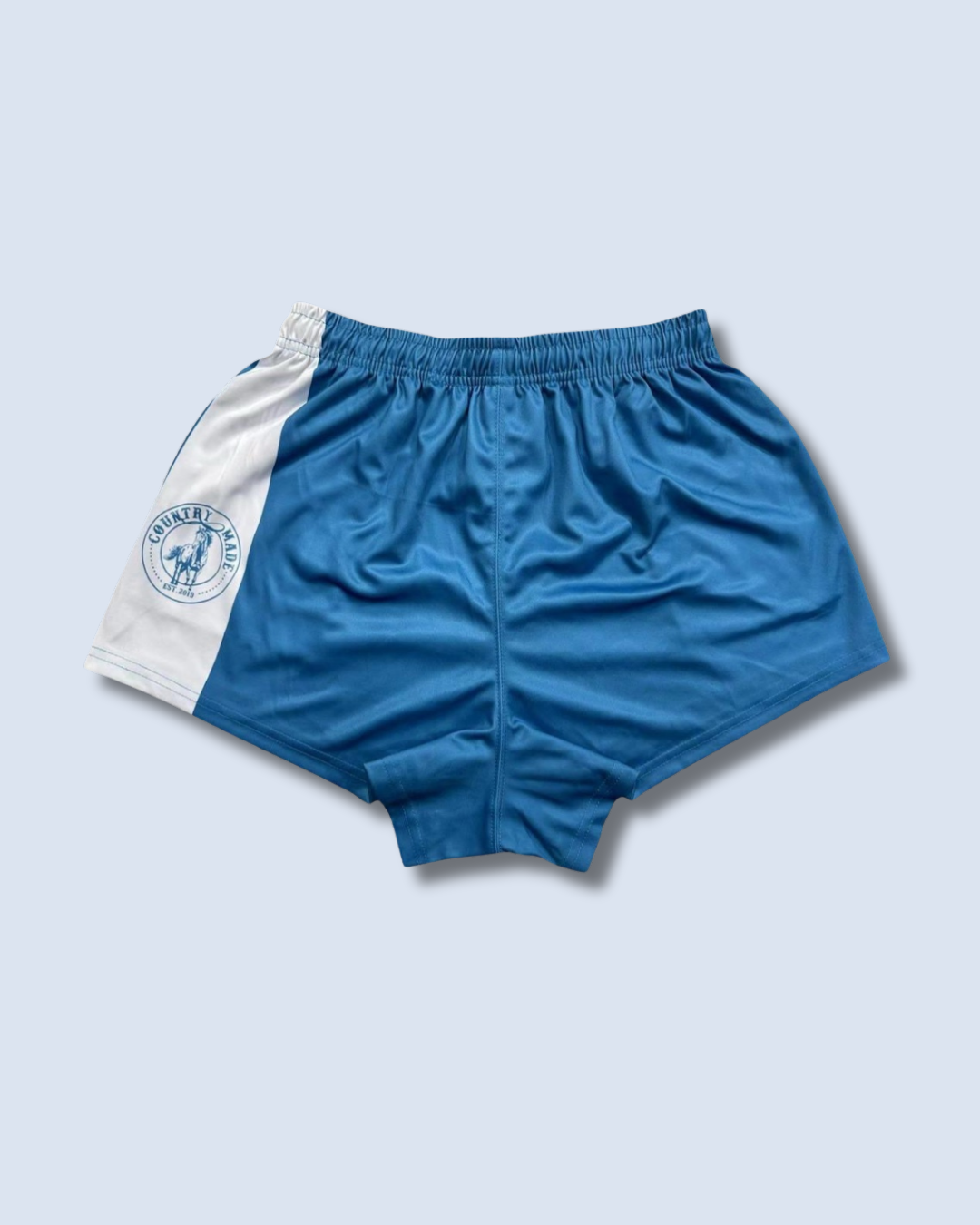 Light Blue Country Made Footy Shorts (With Pockets)