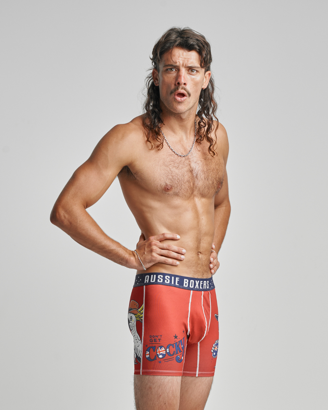 🔥NEW🔥 3 PACK Men's Aussie Tackle Boxers | Don't Get Cocky