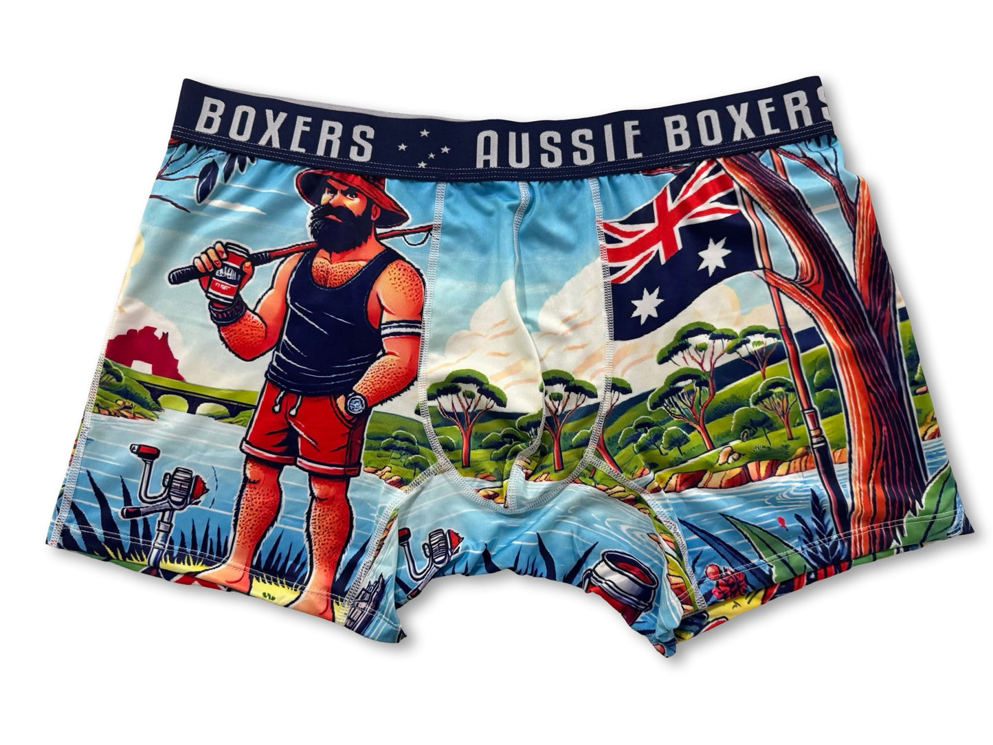 🔥NEW🔥 3 PACK Men's Aussie Tackle Boxers | Don't Get Cocky