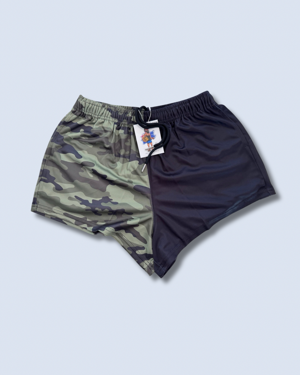 🔥NEW🔥Half Camo Footy Shorts (With Pockets)