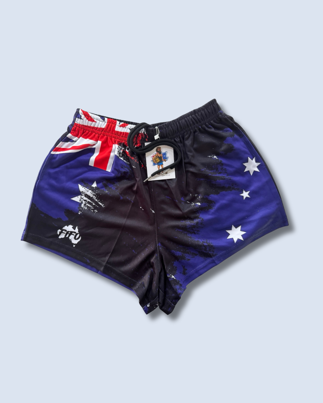 Fit in or F##K OFF! Footy Shorts (With Pockets)