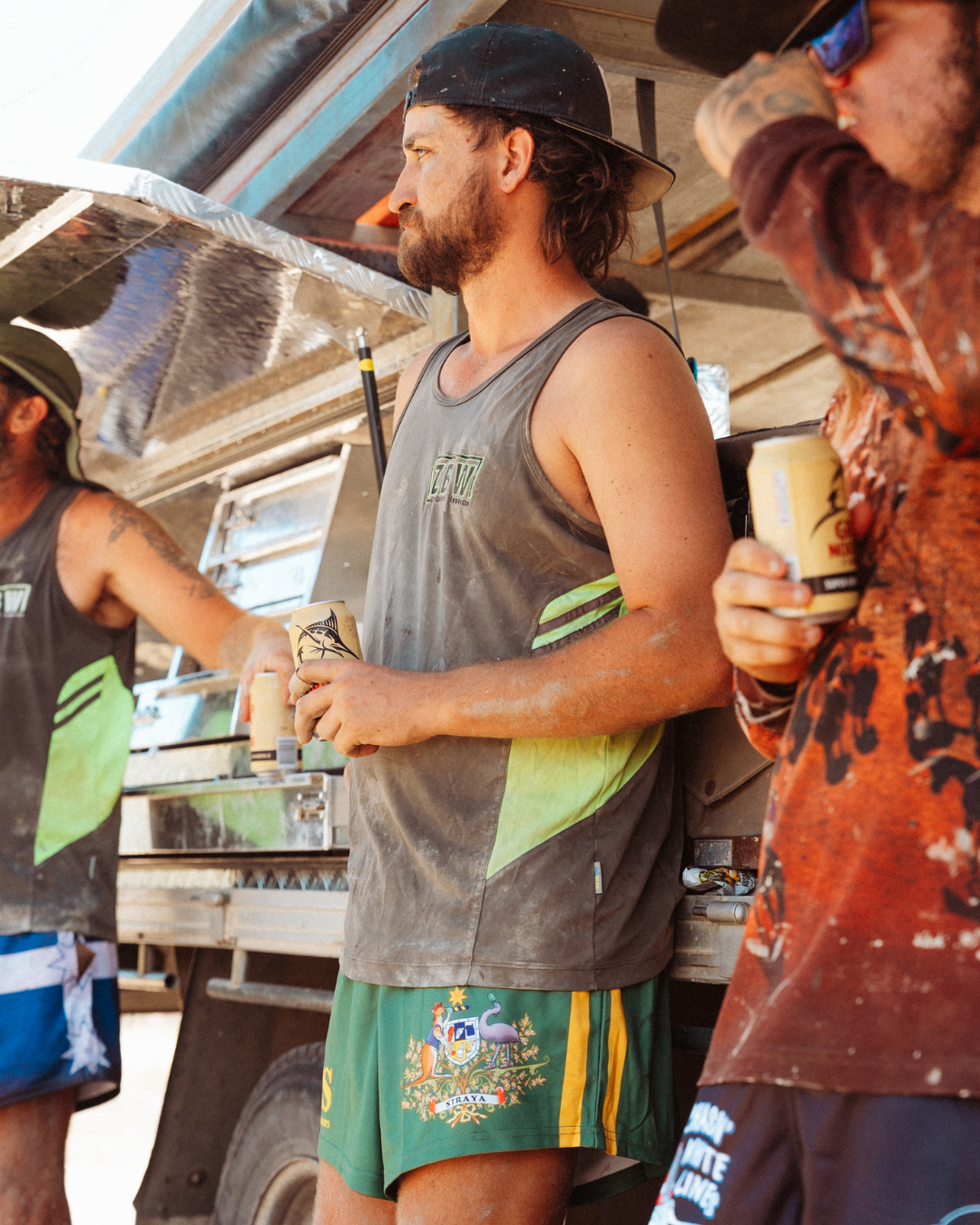 Straya Footy Shorts (With Pockets)