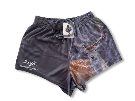 🔥NEW🔥 Fallow Deer Footy Shorts (With Pockets)