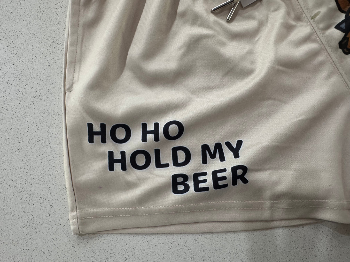 Ho Ho Ho! | Santa Footy Shorts (With Pockets)