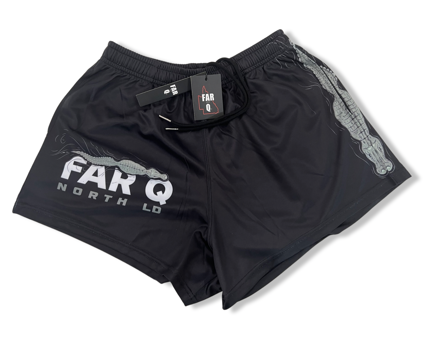 🔥NEW🔥 FarQ Crocodile Footy Shorts (With Pockets)