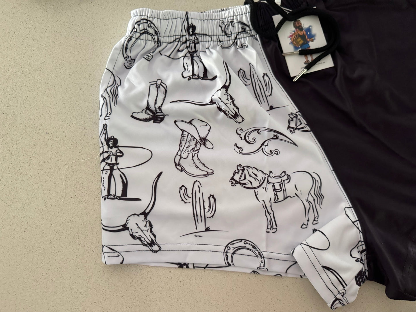 🔥NEW🔥 Country Symbol Footy Shorts (With Pockets)