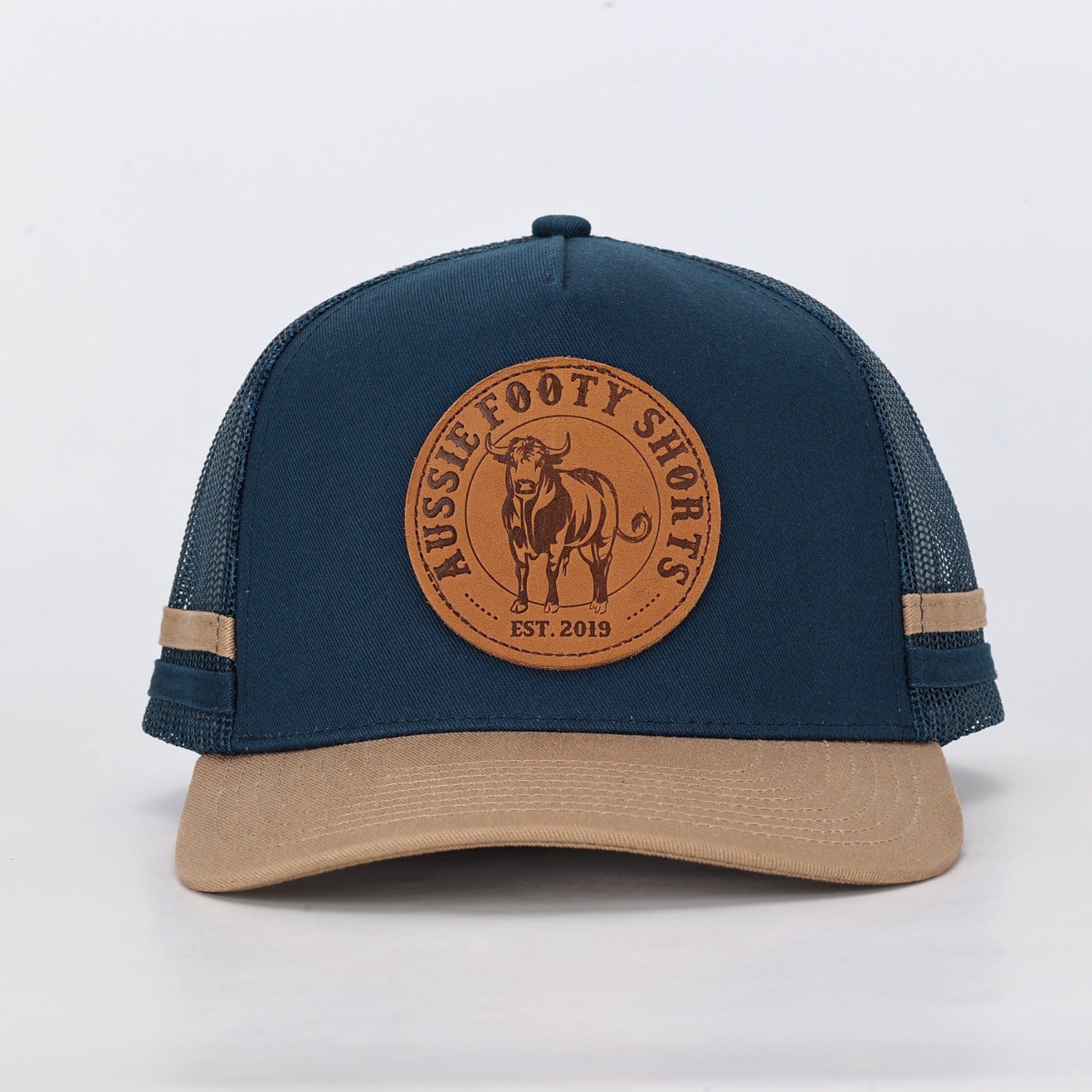 Truckers Hat | Country Made, Bull, Leather Patch