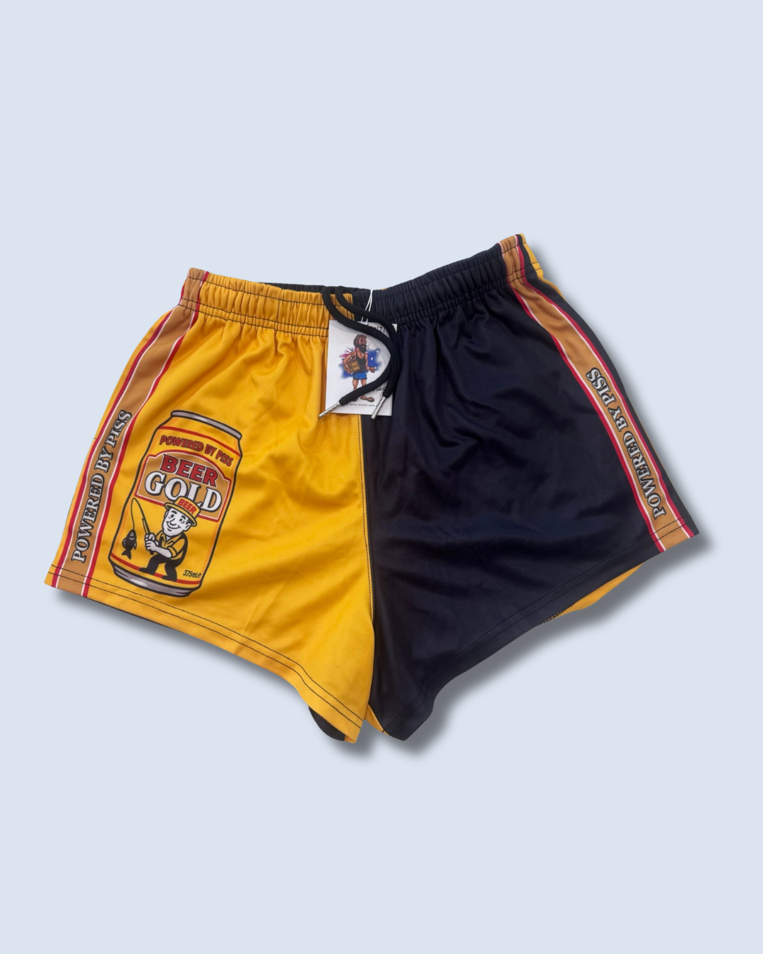 🔥NEW🔥 Powered by Piss Footy Shorts (With Pockets)