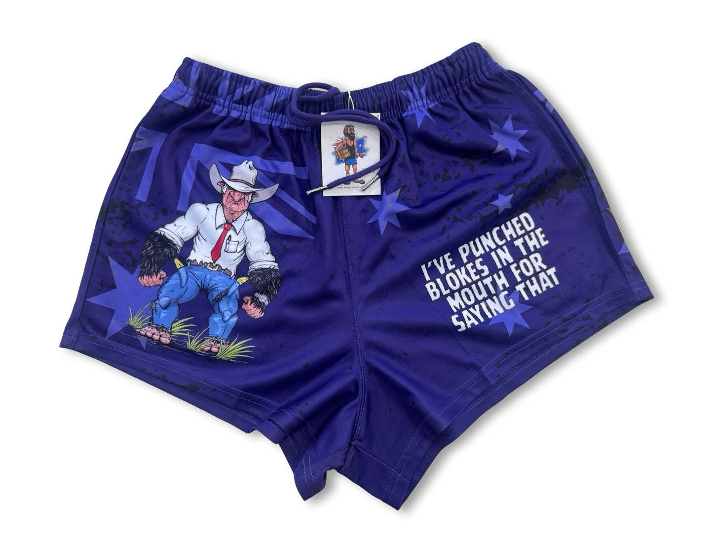 🔥NEW🔥Punch Blokes OFFICIAL KATTER, Footy Shorts (With Pockets)
