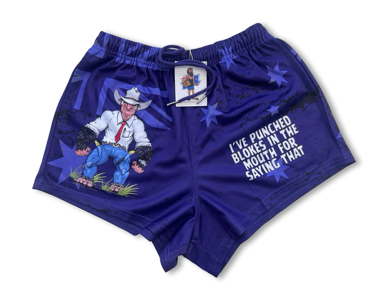 🔥NEW🔥Punch Blokes OFFICIAL KATTER, Footy Shorts (With Pockets)