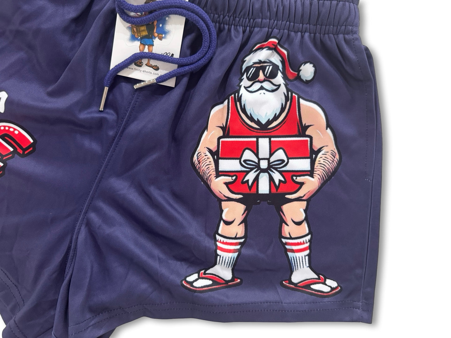 Huge Package | Santa Footy Shorts (With Pockets)