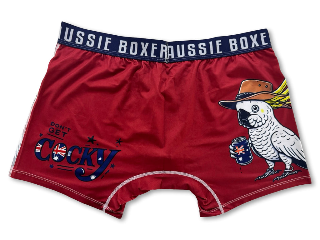 3 PACK Men's Aussie Tackle Boxers | Don't Get Cocky