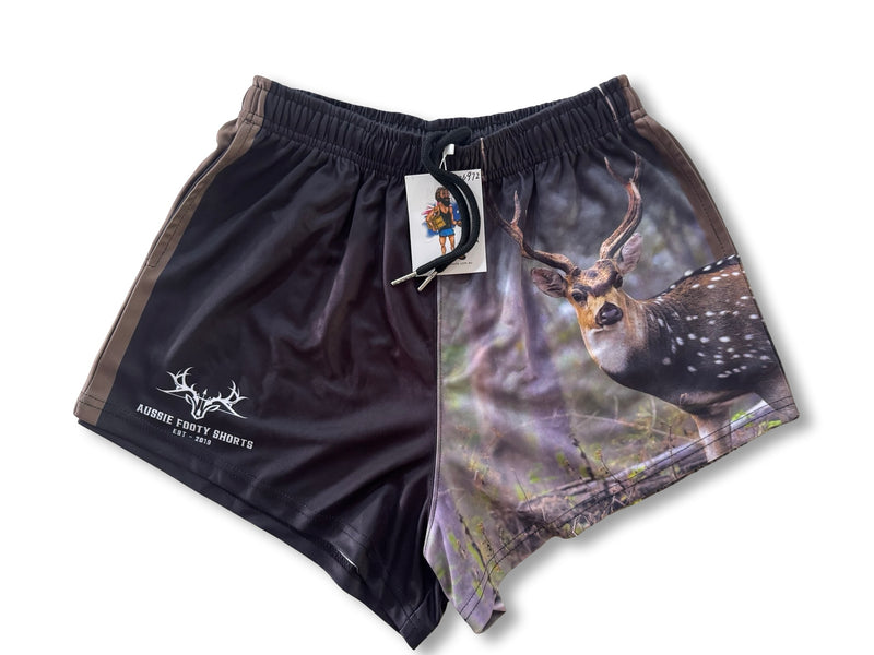 🔥NEW🔥 Chital Deer Footy Shorts (With Pockets)