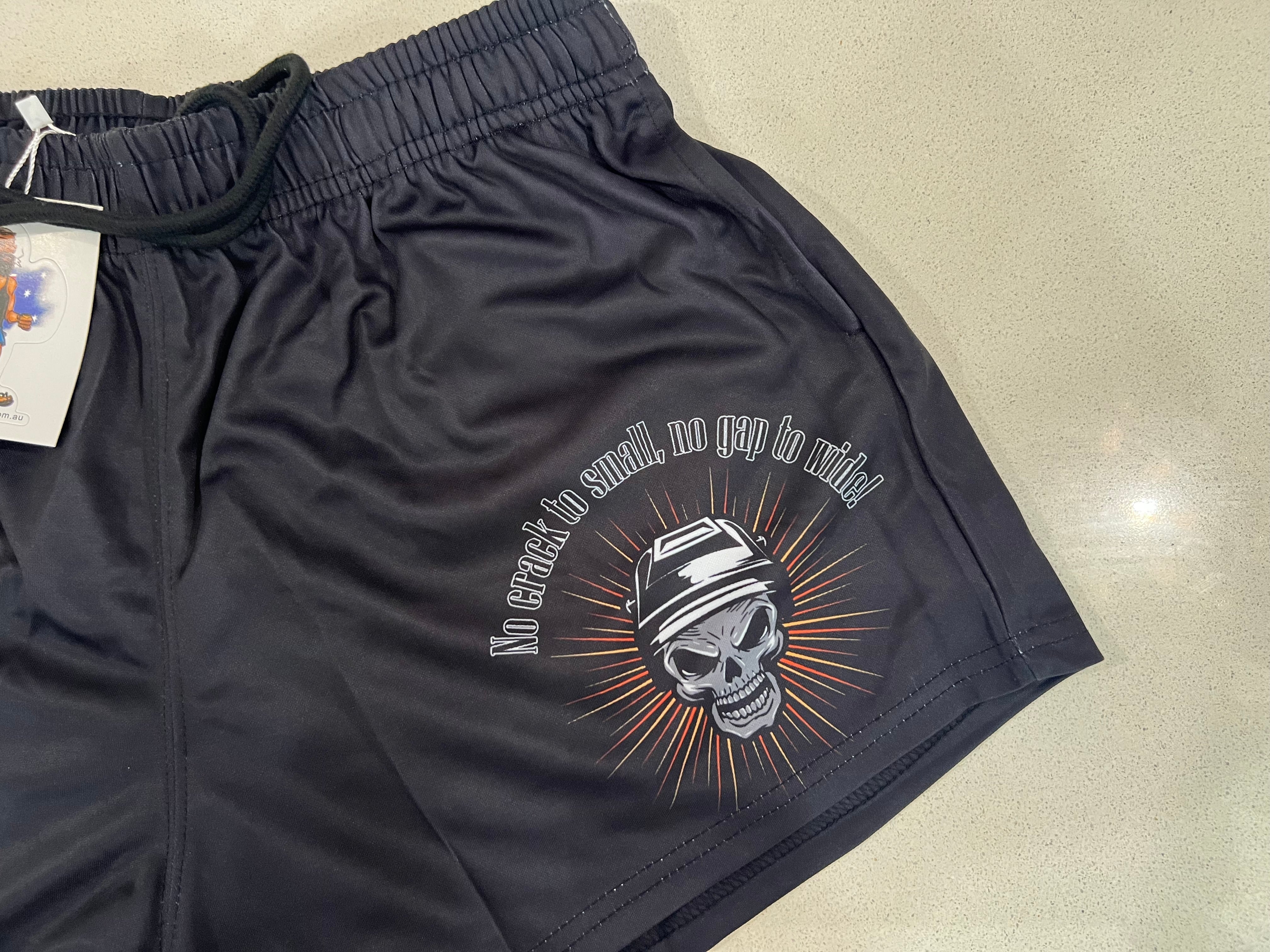 🔥NEW🔥 Welding - No crack to small Footy Shorts (With Pockets)