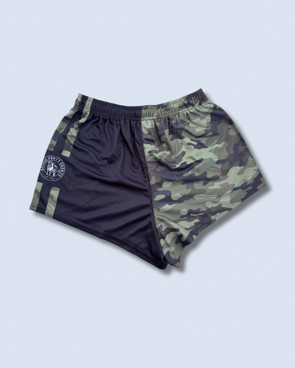 🔥NEW🔥Half Camo Footy Shorts (With Pockets)