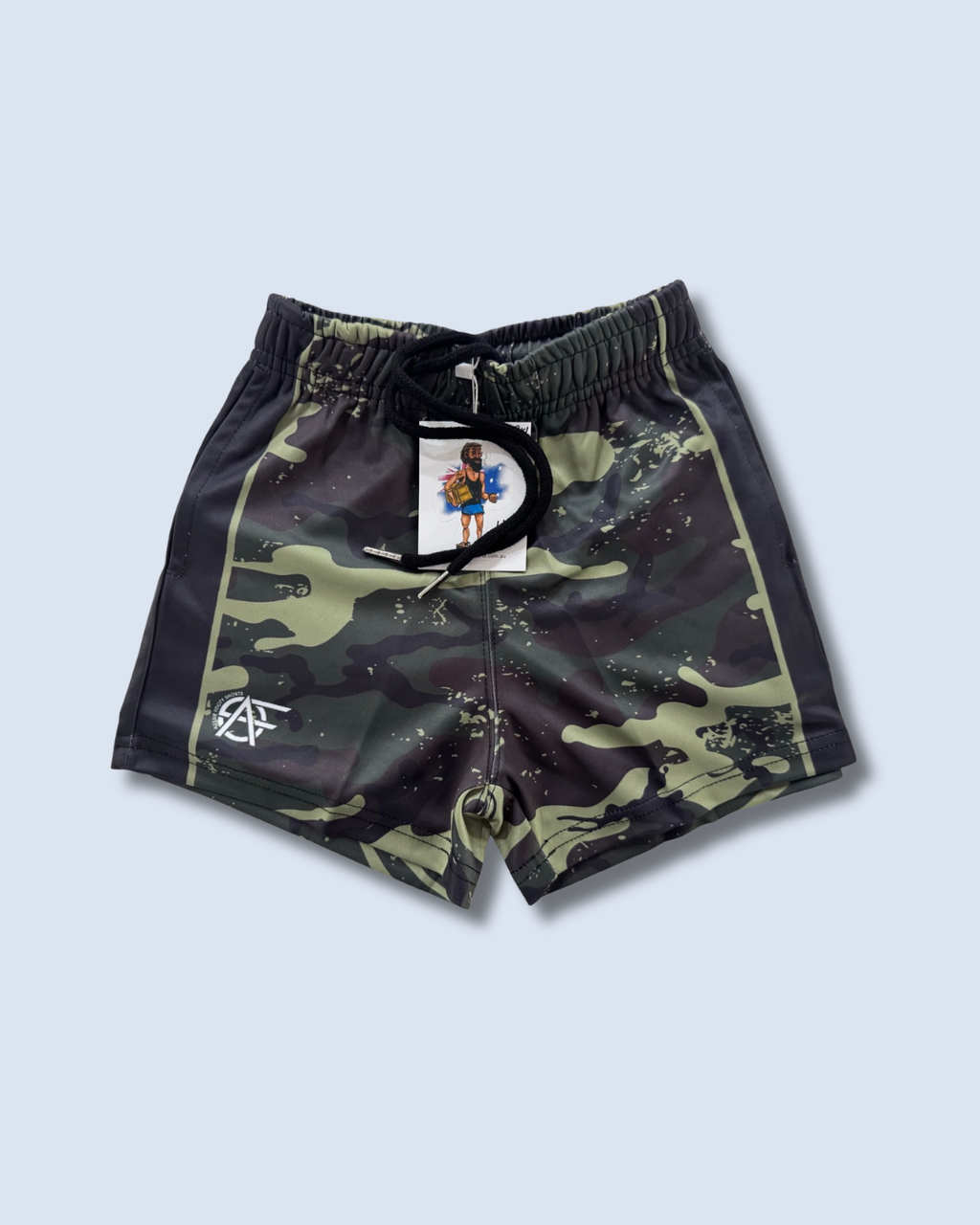 Kids Camo Footy Shorts (With Pockets)